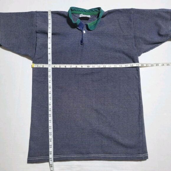 Striped Blue Polo Shirt - Picture 5 of 7